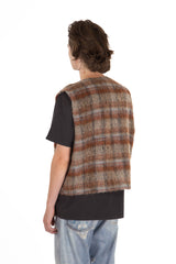 Ament Check Mohair Vest