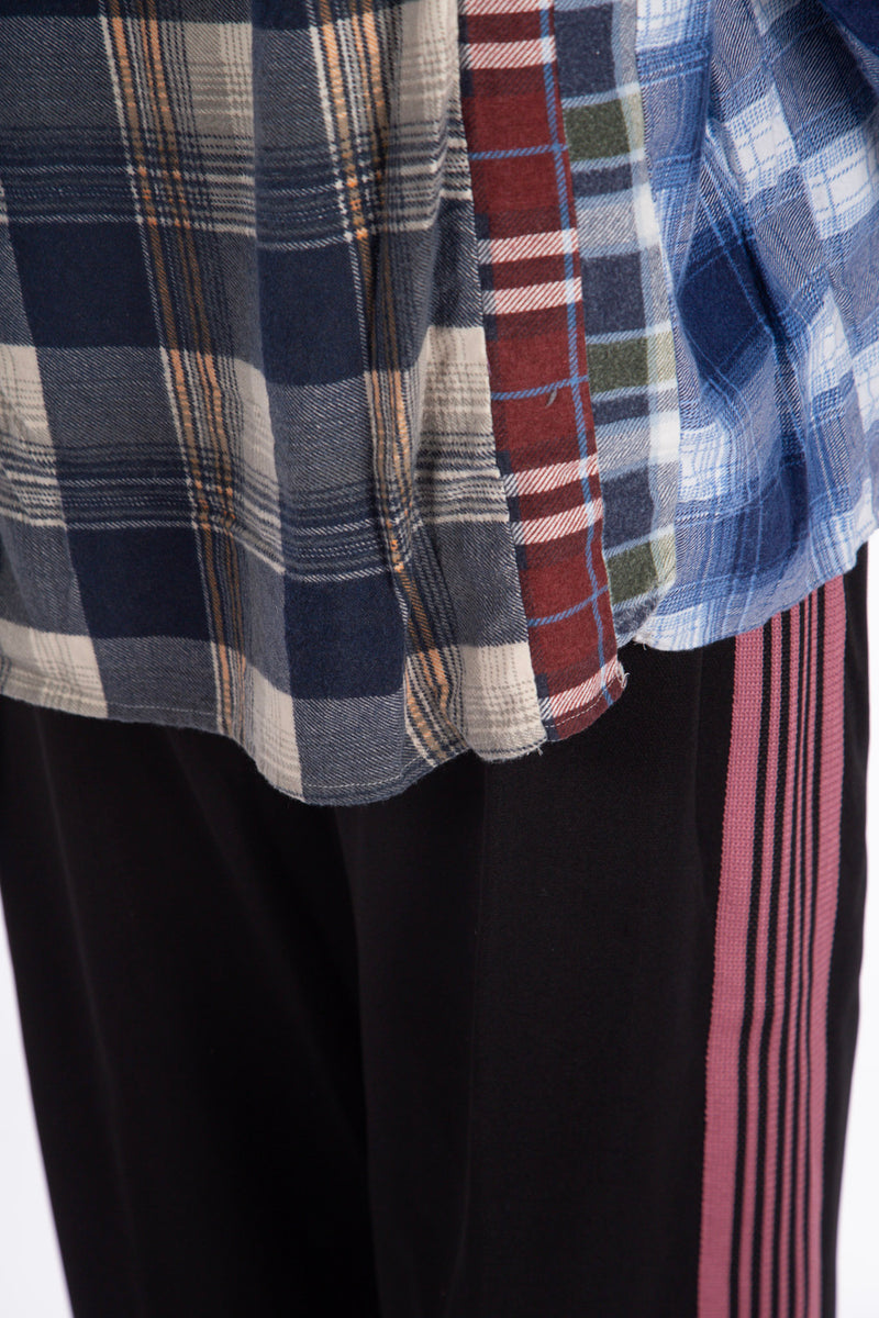 7 Cut Flannel Wide Shirt (C)