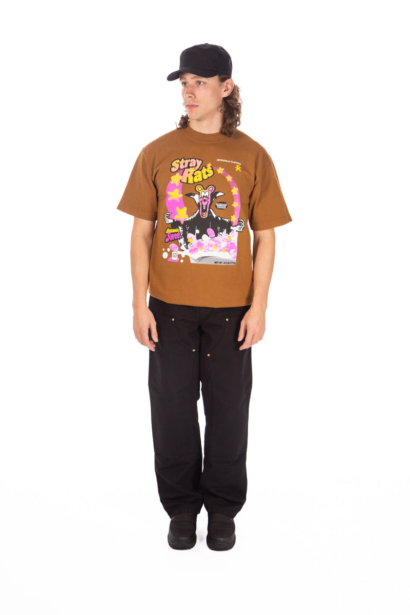 Cereal Tee Brown