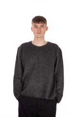 Double Lock U Neck Ash Grey