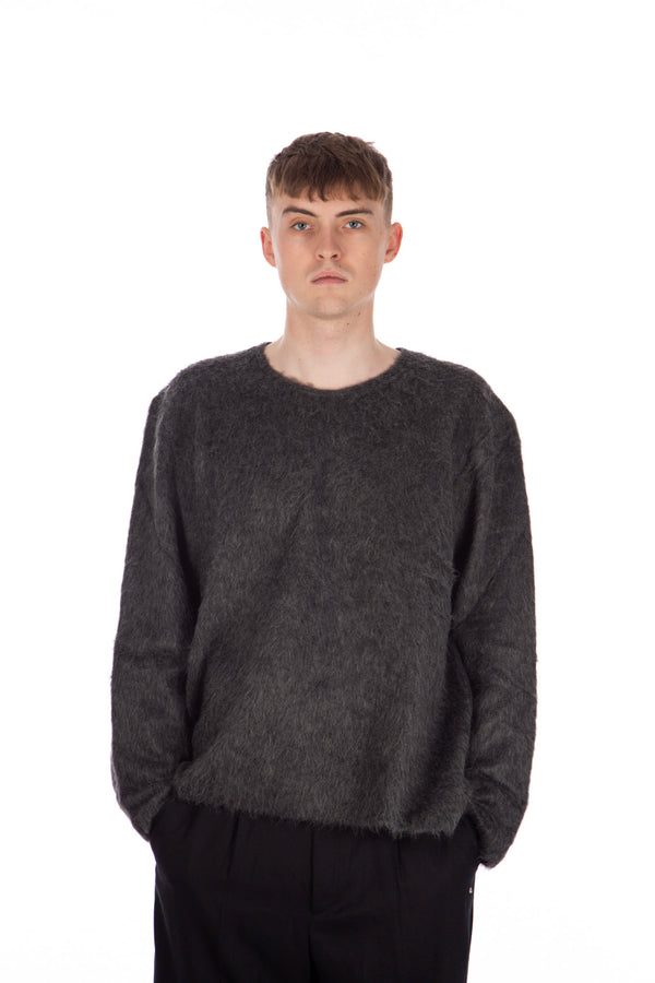 Double Lock U Neck Ash Grey