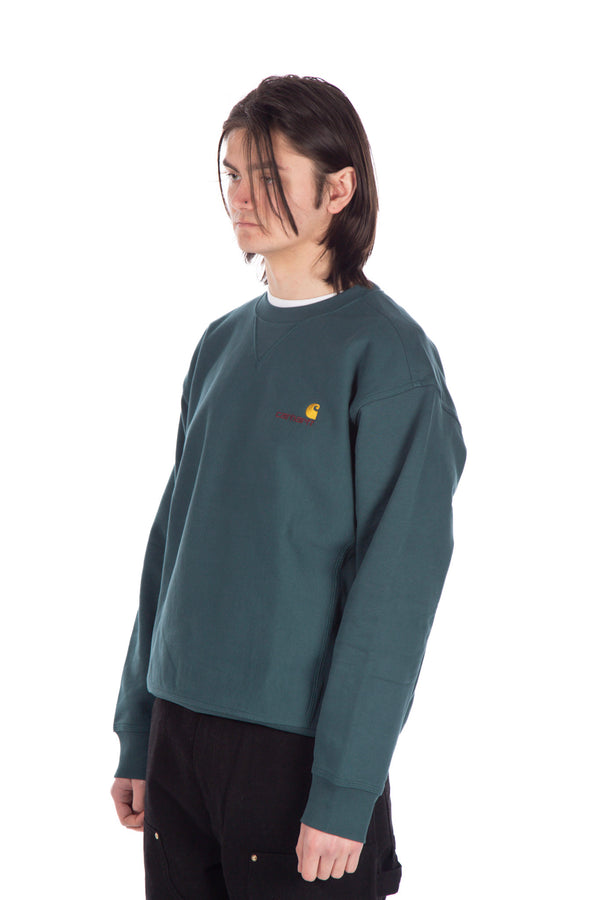 American Script Crewneck Sweat Botanic