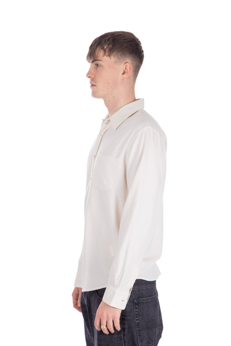 Silk Classic Shirt White