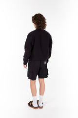 American Script Crewneck Sweat Black