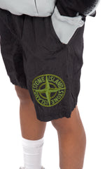 Embroidered Shorts Black