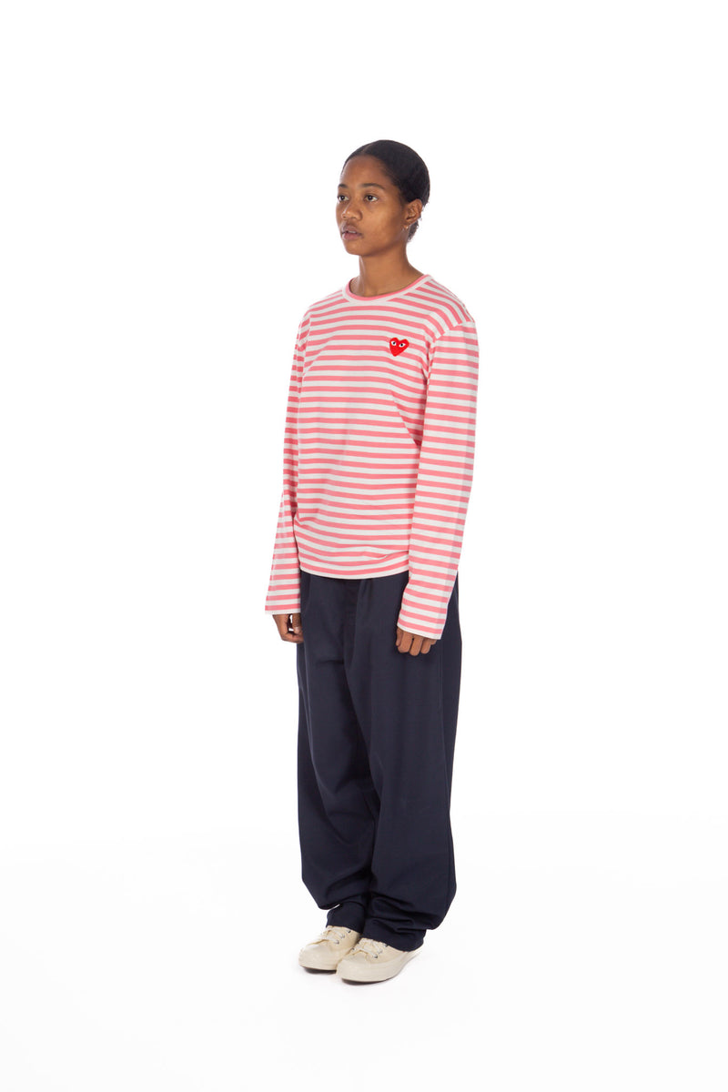 Pink Striped Long Sleeve