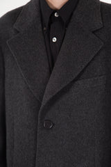 Dolphin Coat Ash Grey Cash Wool