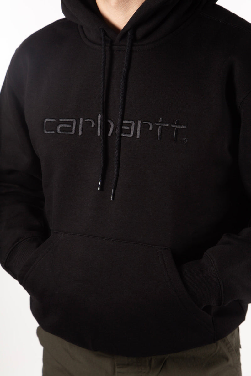Hooded Carhartt Sweatshirt Black / Black
