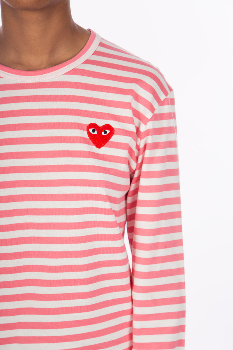 Pink Striped Long Sleeve
