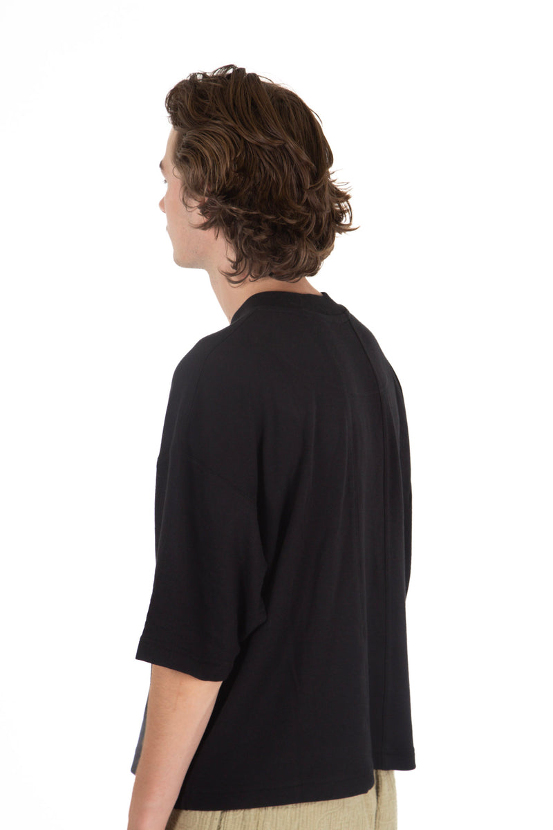 Box Fit Tee Black / White