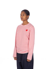 Pink Striped Long Sleeve