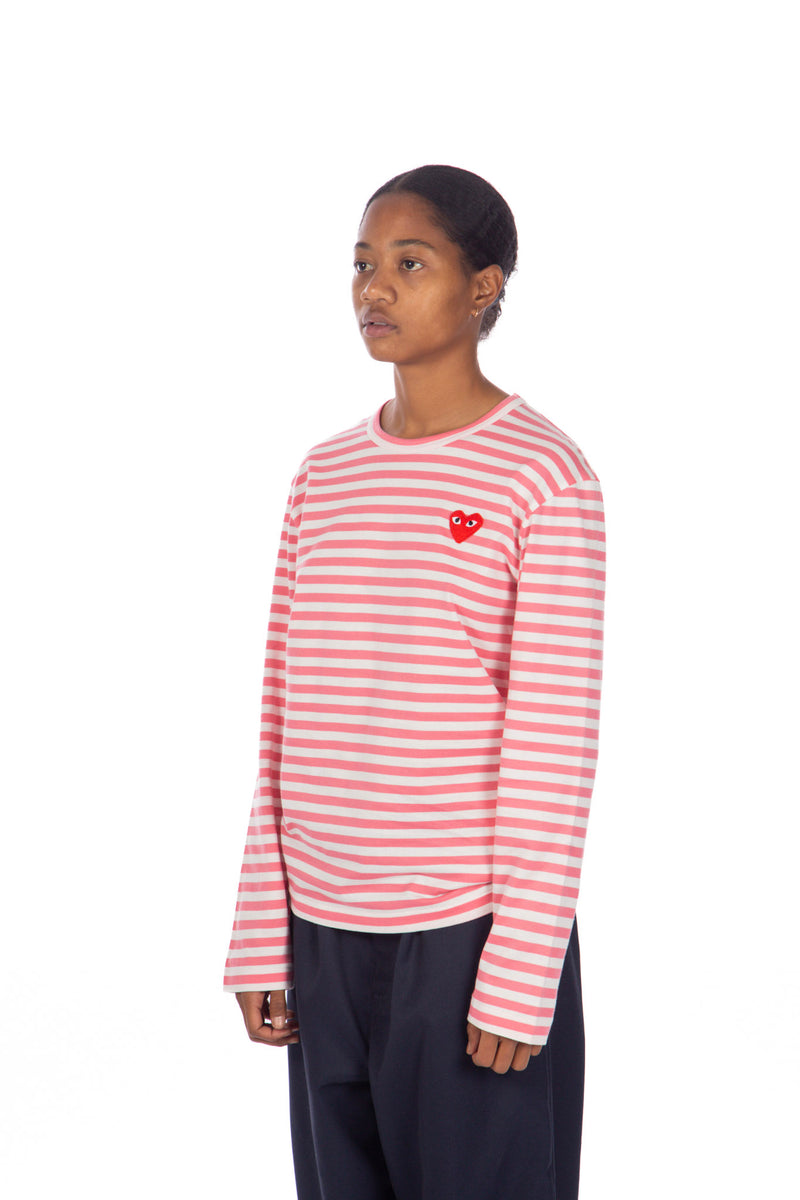 Pink Striped Long Sleeve