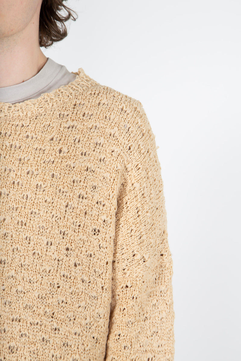 Popover Roundneck Beige Faux Cord