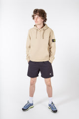 Brushed Cotton Fleece Sweathshirt Ivory