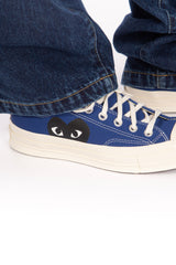 CDG X Converse Single Heart low Blue Quartz