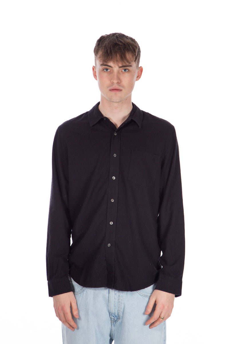 Silk Classic Shirt Black