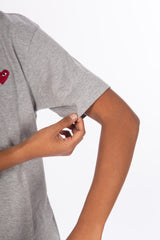 Double Heart T-shirt Grey