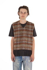 Ament Check Mohair Vest