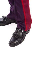 Track Pant Poly Smooth Dark Purple