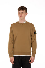 Cotton Fleece Crewneck Brown