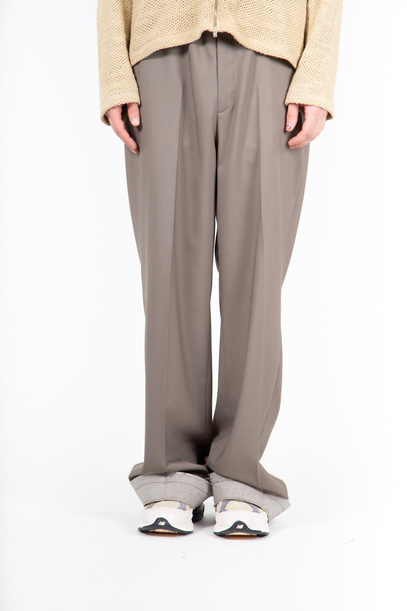 High Top Chino Grey Tropical Wool
