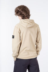 Brushed Cotton Fleece Sweathshirt Ivory