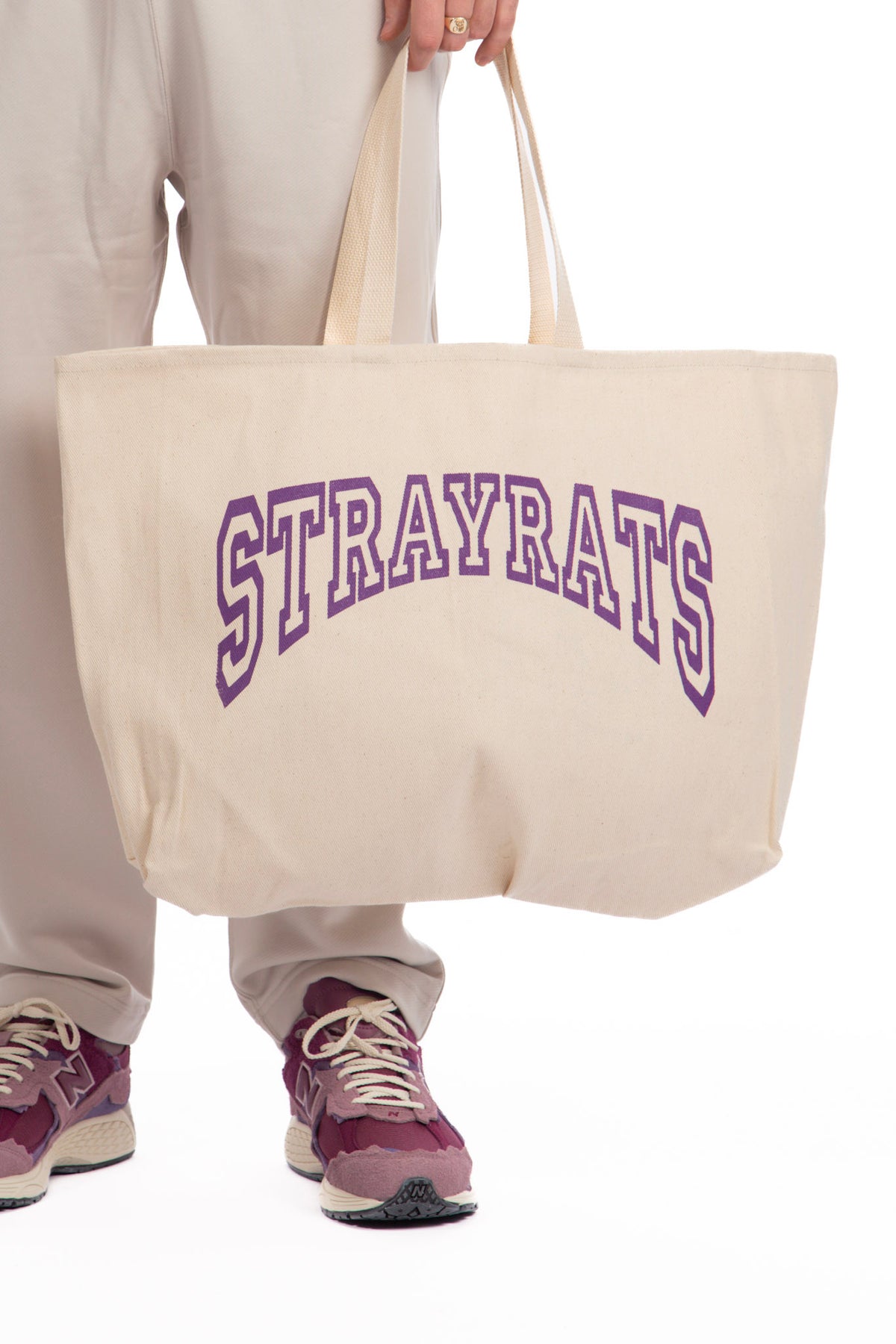 Arch Logo Tote Bag Natural Four Horsemen Shop